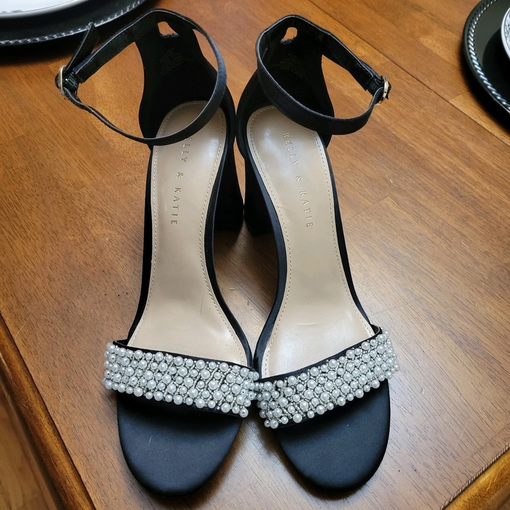 Kelly + Katie Black Heels, Bundle (3 pairs)